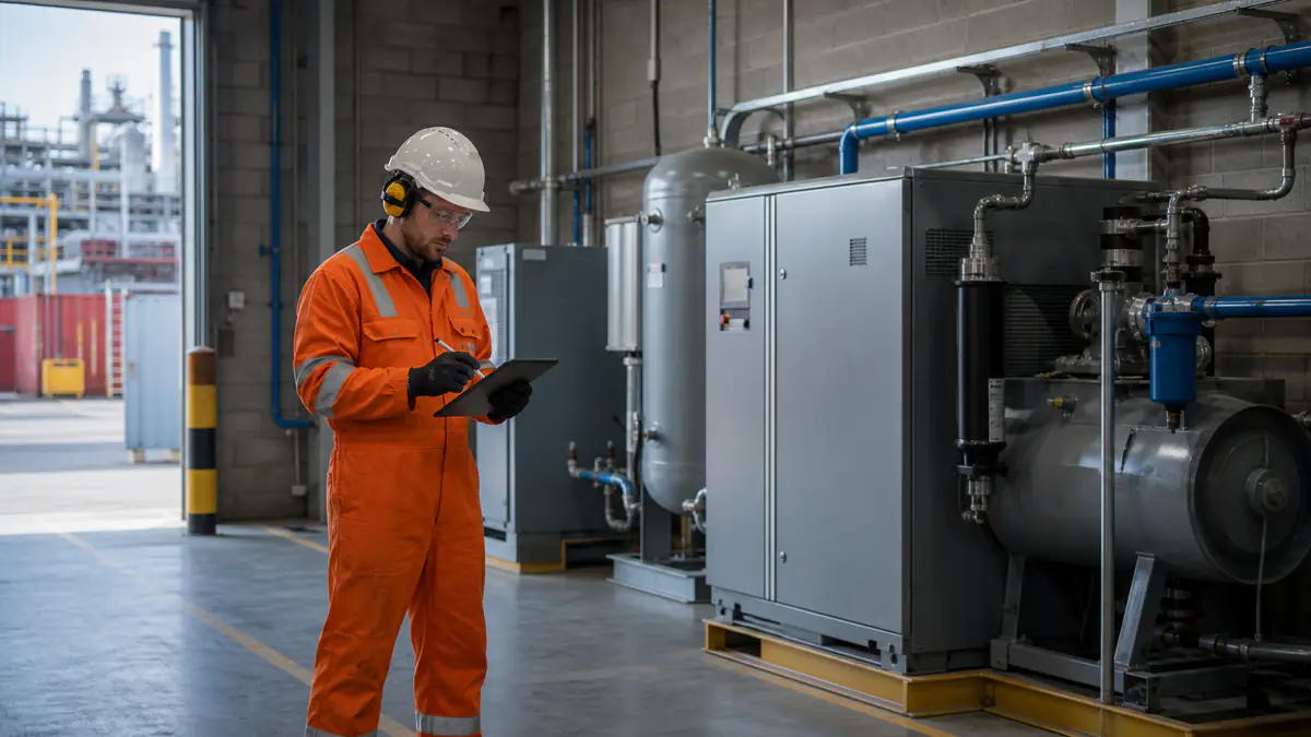 Salt Air And Compressor Installations Near The North Sea