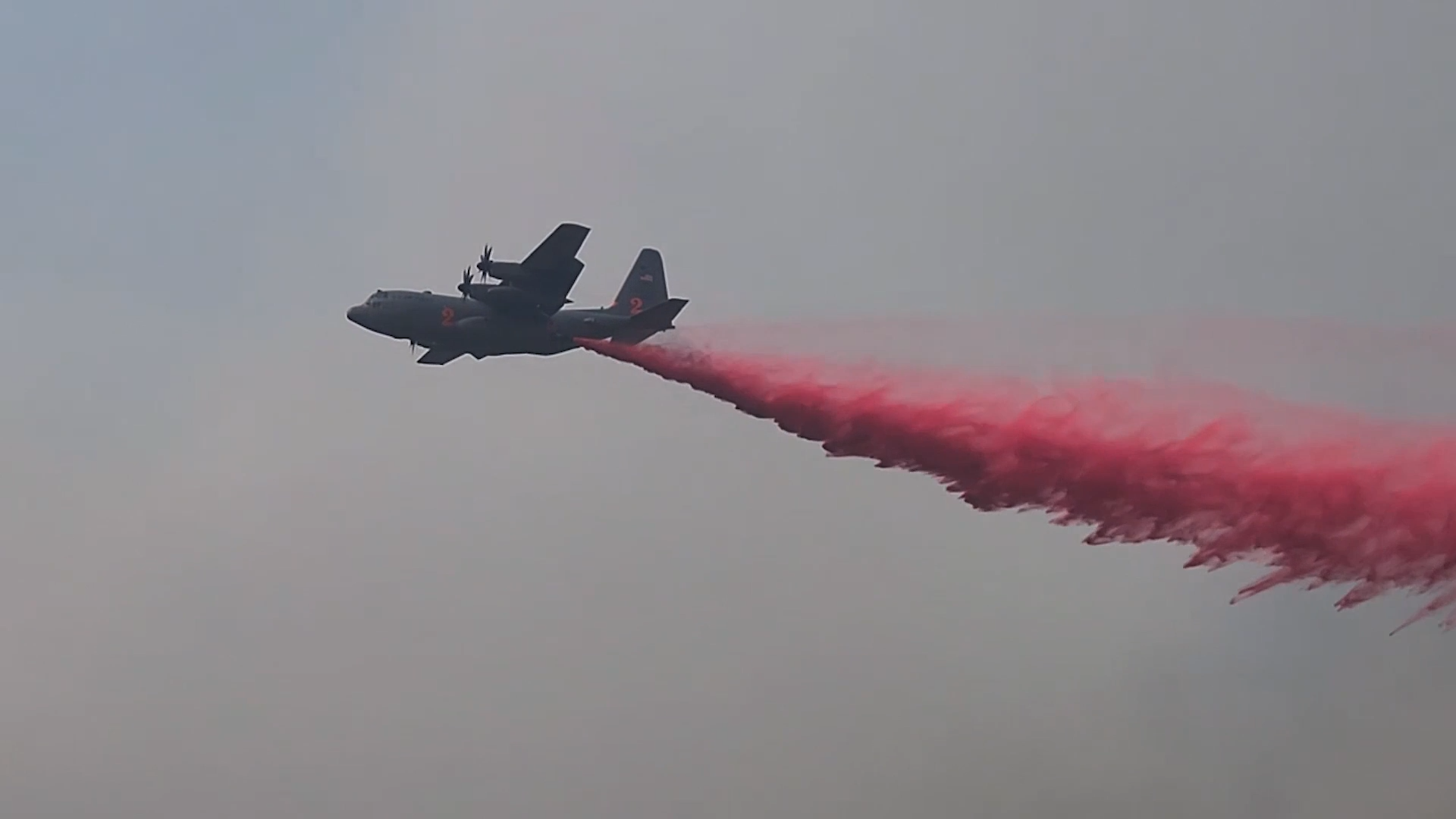 Military Firefighting Aircraft Battle Big Grass Wildfire From The Air episode artwork