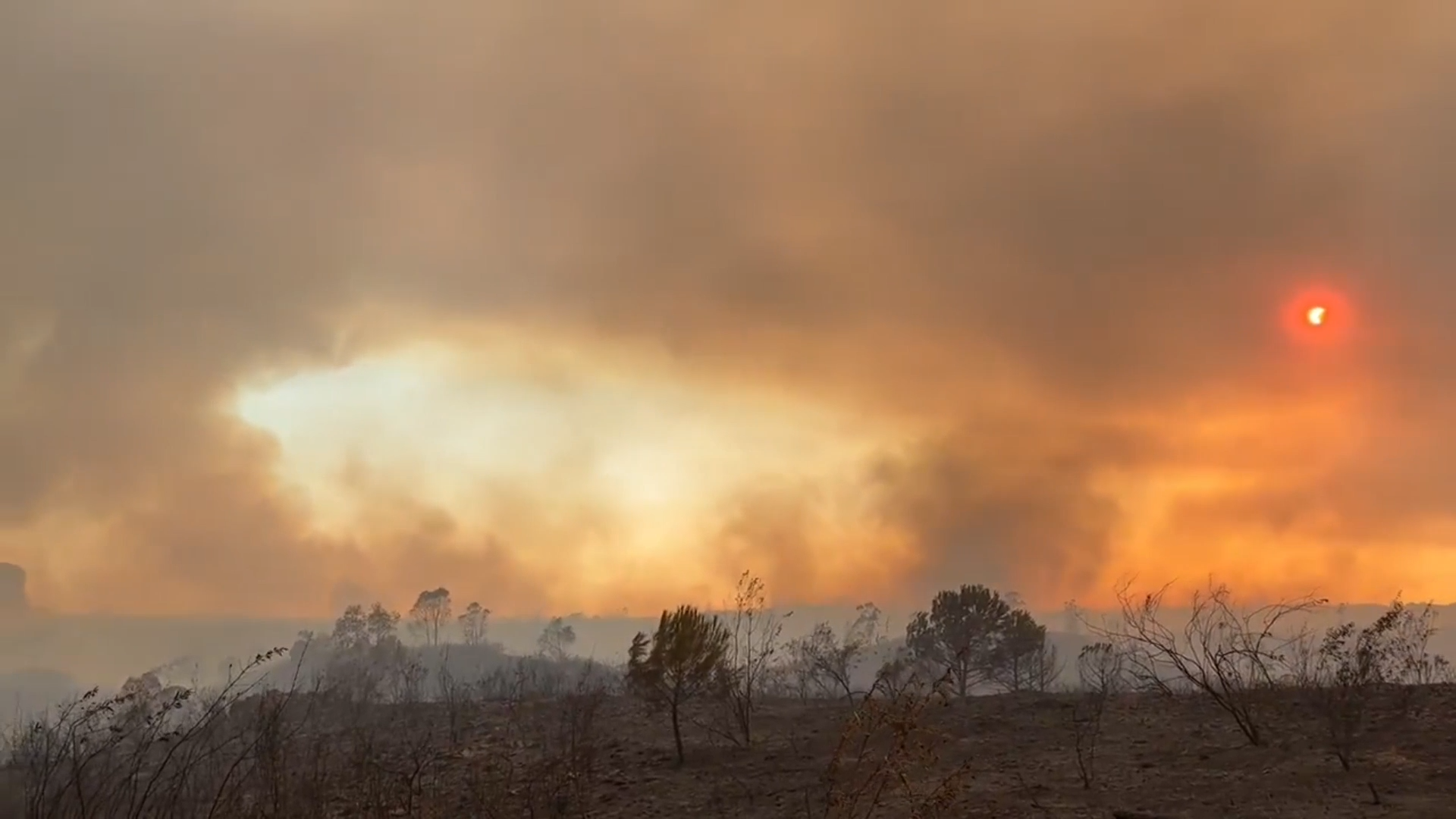 Wildfire Explodes Across Huelva Hills As Massive Flames Race Through Dry Terrain episode artwork