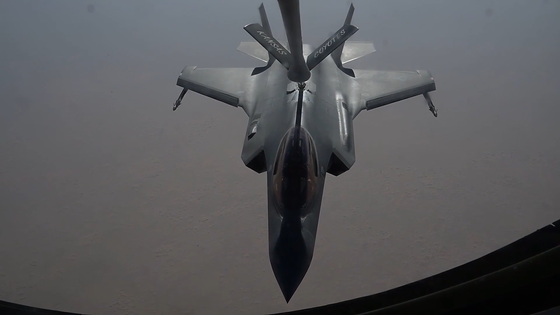 F35 Stealth Fighters Refuel Mid Air While Patrolling Over The Middle East episode artwork