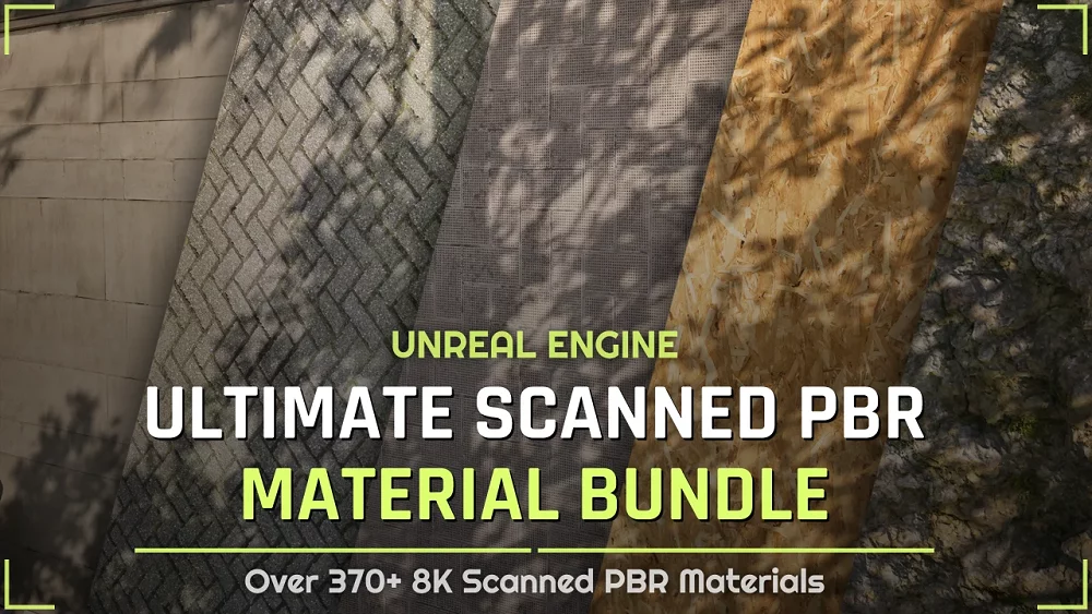 Ultimate Scanned PBR Material Bundle (UE5)