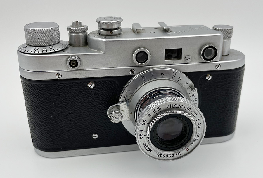 Zorki S Zorki C USSR Leica Copy Camera + Industar-22 lens