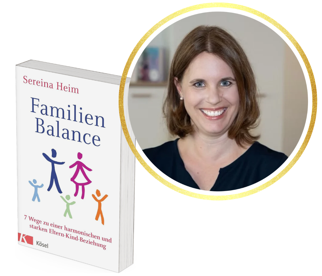 Buch Familienbalance und Sereina Heim