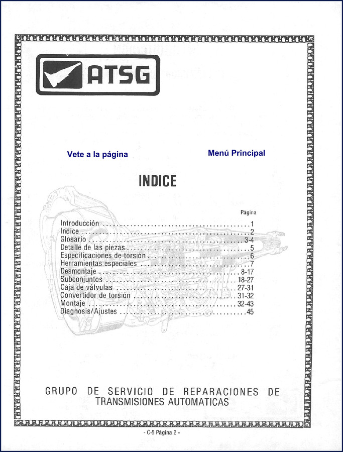 ATSG C-5 Service Manual cover – factory transmission rebuild guide