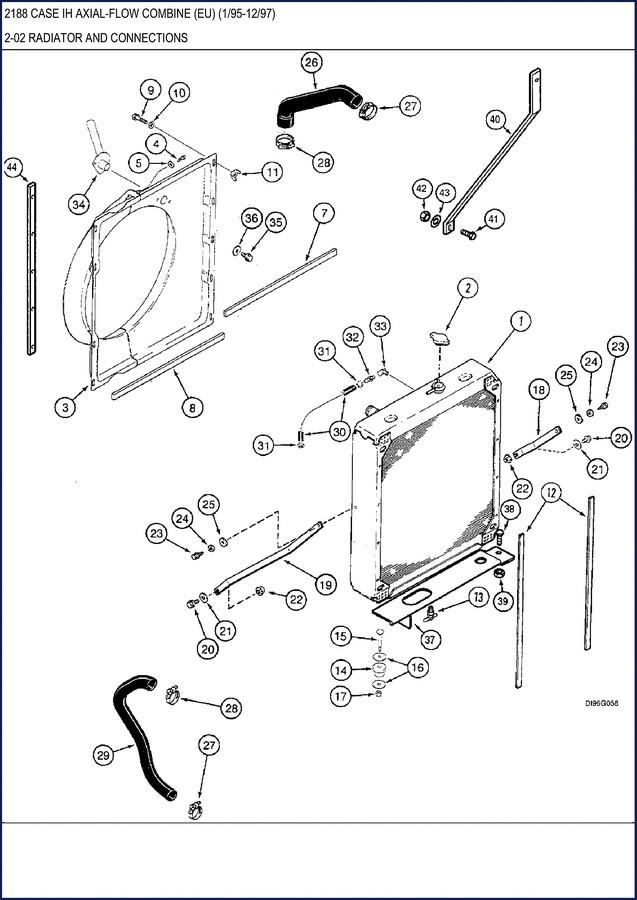 CASE IH 2188 Axial-Flow Combine Parts Catalog cover – OEM factory manual
