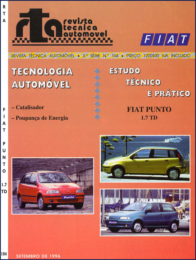 Fiat Punto 2006 training manual cover showing Grande Punto 3-door hatchback on white background