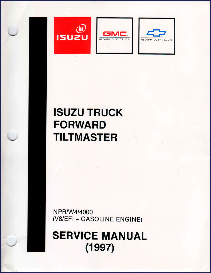 Isuzu NPR W3500 NPR HD W4500 NQR 2000 Service Manual cover