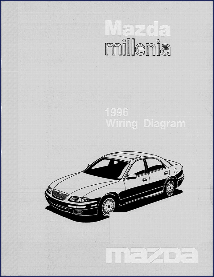 1995 Mazda Millenia Wiring Diagram factory OEM electrical manual cover