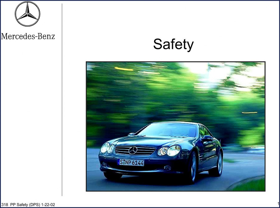 Mercedes-Benz R230 W211 2003 Sensotronic Brake Control Technical Manual cover