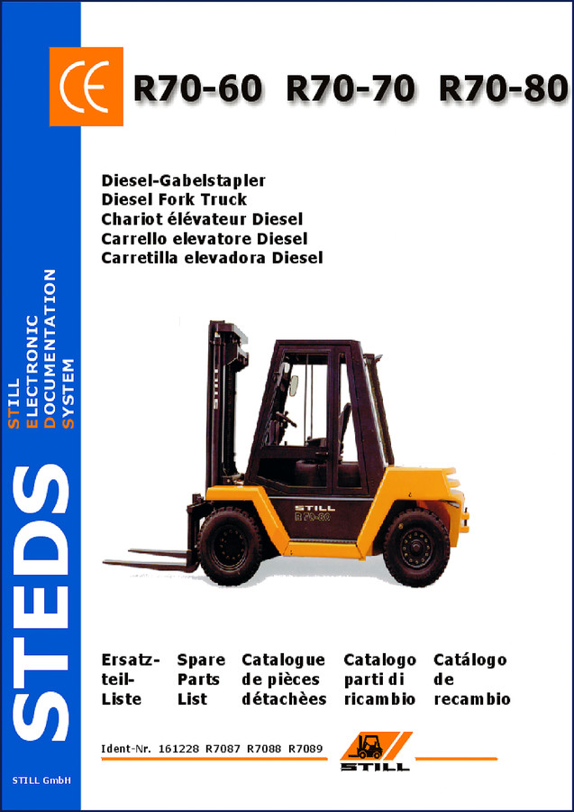 Still R70-60, R70-70, R70-80 Parts Catalog cover page