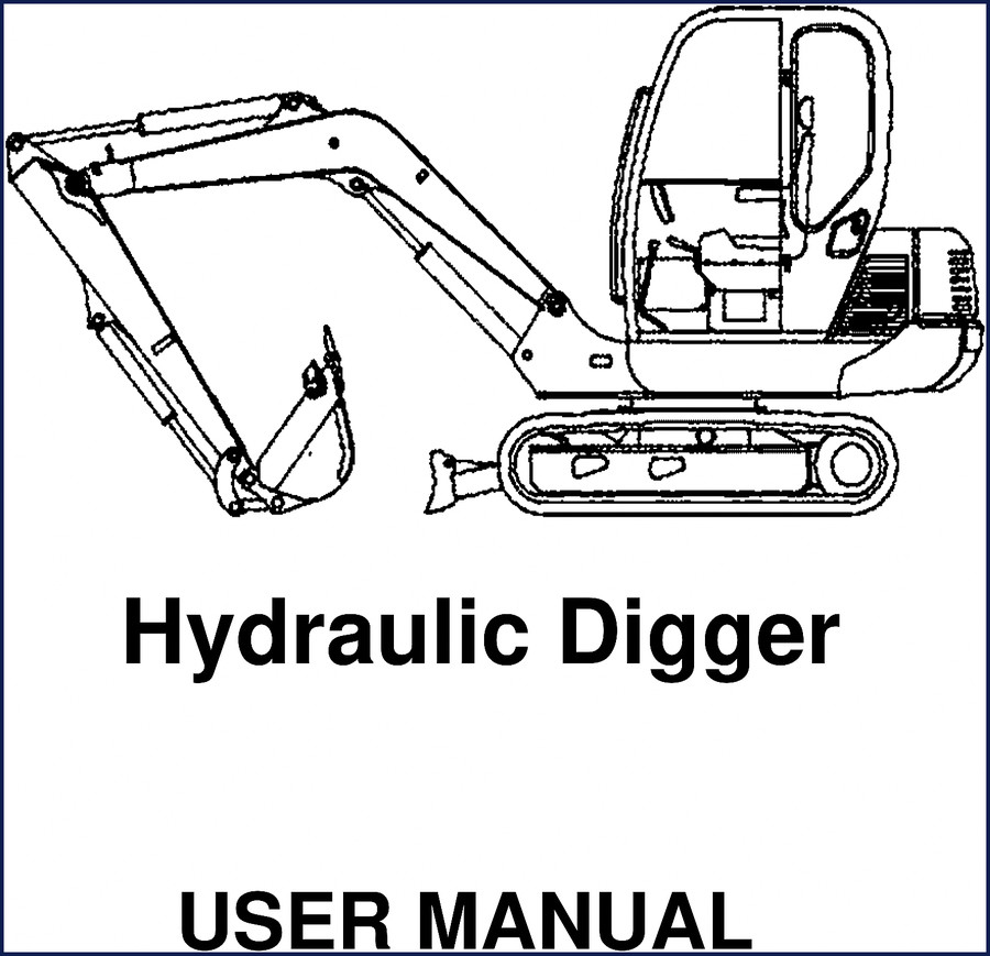 Yuchai YC25 Hydraulic Digger User Manual cover - 205 pages factory OEM manual