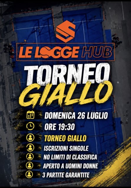 TORNEO GIALLO AD ESTRAZIONE