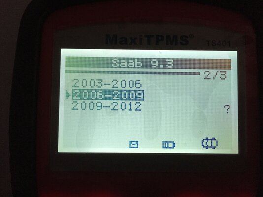 MaxiTPMS TS401 Auswahl Saab 93 2009.jpg