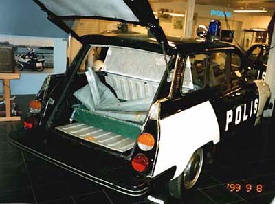 Oldest saab police car, rear.jpg