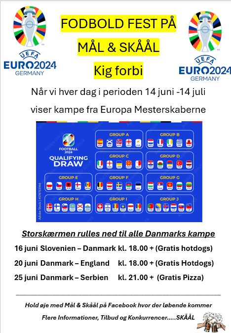 Mål og Skåål | Nightcrawl.dk | Sæt X i kalender når sommerens fodbold fest går i gang, kig ...