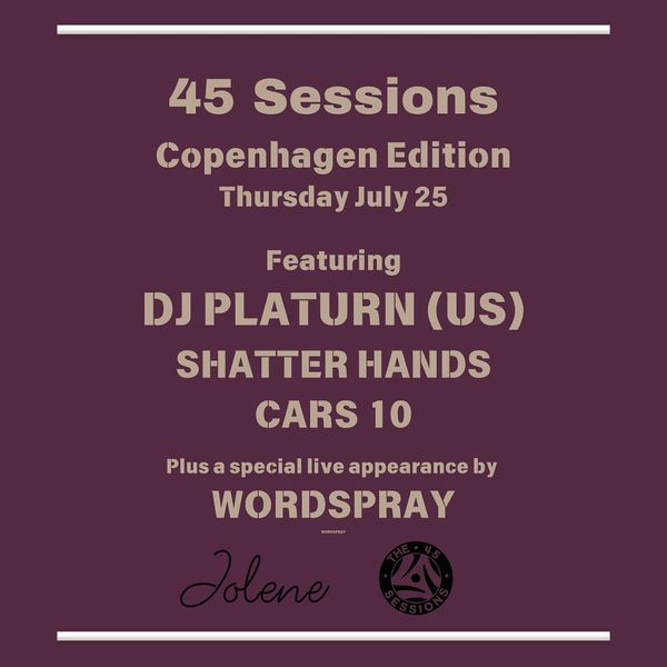 Jolene Bar | Nightcrawl.dk | Thursday 25/7 - the 45 Sessions - Copenhagen Edition - ft. D...