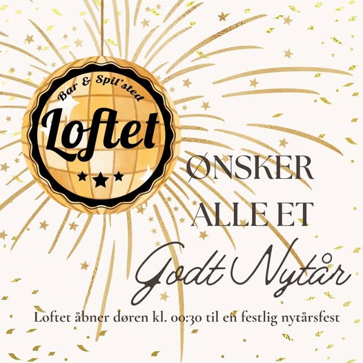 Loftet | Nightcrawl.dk | Godt nytår! vi ses kl.00:30 d. 1. januar 🥳