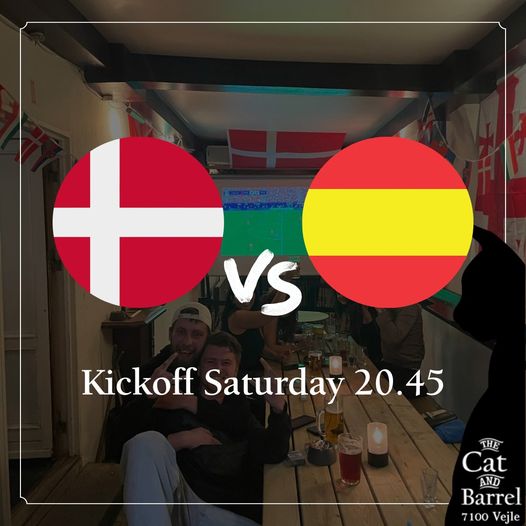 The Cat And Barrel | Nightcrawl.dk | Denmark takes on Spain – Join us for the action!
Join us thi...