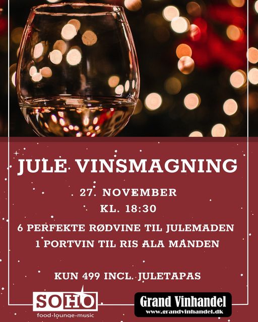 SOHO  | Nightcrawl.dk | Er du klar til julens vine? 🎄🍷

Julen nærmer sig, og har d...