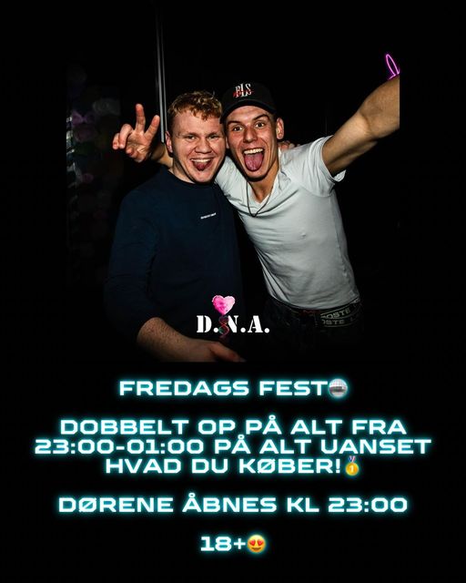 DNA  | Nightcrawl.dk | Ses vi i aften til den fedeste fredagsfest 🚨