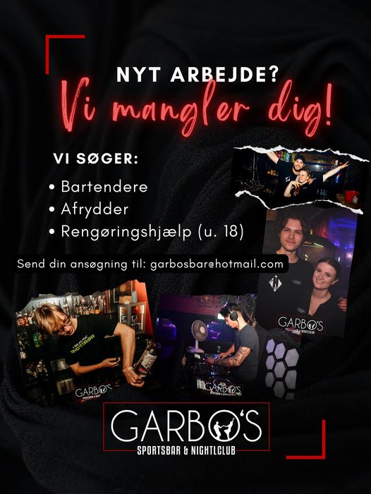 Garbos | Nightcrawl.dk | Vi leder efter et par nye ansigter til Danmark’s hyggeligste...