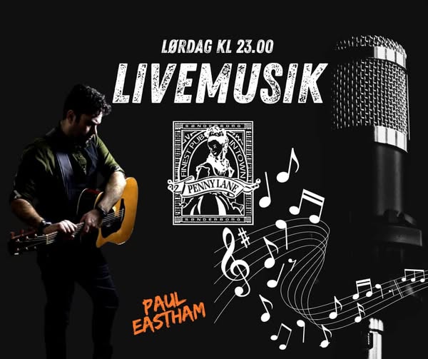 Penny Lane | Nightcrawl.dk | 🎶 🎶 LIVEMUSIK 🎶 🎶
Livemusik 🎊 Paul Eastham 🎉 18. Jan.
...