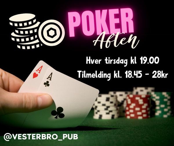 Vesterbro Pub | Nightcrawl.dk | ♠️♦️ Tirsdag = Poker på pubben ♣️♥️

Hver tirsdag byder vi v...