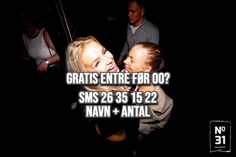 No.31 | Nightcrawl.dk | Gæsteliste til lørdagsfesten!🥳

Send en SMS til Nicolai på
...