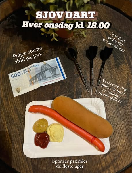 Svalereden | Nightcrawl.dk | Så er vi klar igen til onsdag SJOV-DART 🤩🎯
Efter en lille ...