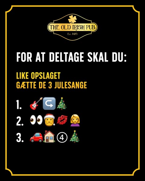 The Old Irish Pub | Nightcrawl.dk | 🎁 JULEKONKURRENCE 🎄Vind 1 flaske husets spiritus + mixer �...