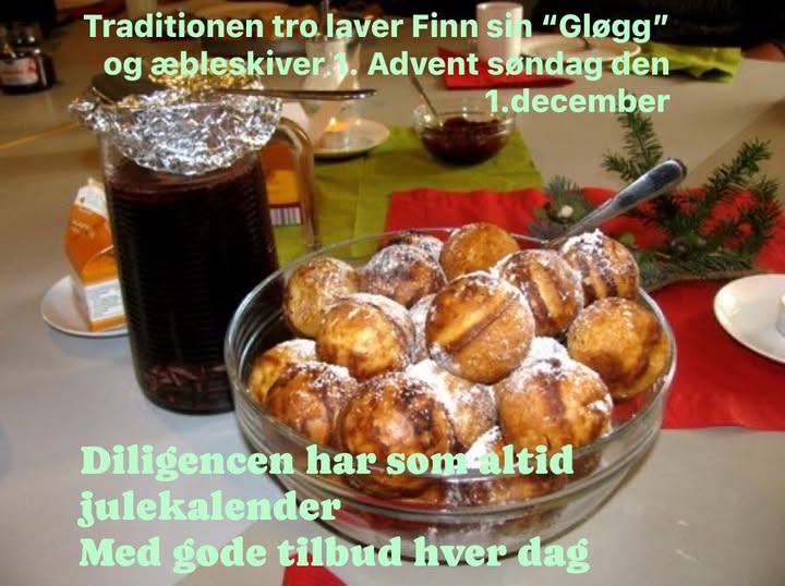 Diligencen | Nightcrawl.dk | Gløgg og æbleskiver søndag kl. 14