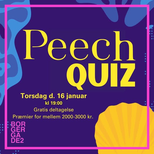 Borgergade 2 | Nightcrawl.dk | 🧠✨ Årets første PEECH Quiz rammer Borgergade 2 d. 16. janua...