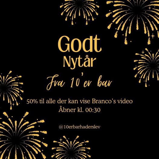 10'er Bar | Nightcrawl.dk | 🎉✨ Godt Nytår fra 10’er Bar! ✨🎉

Vi fejrer det nye år med ...