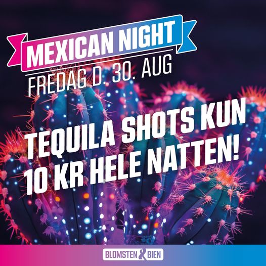 Blomsten & Bien | Nightcrawl.dk | FIESTA MEXICANA🌵🪇
Drøm dig væk til sol, sommer og en sands...