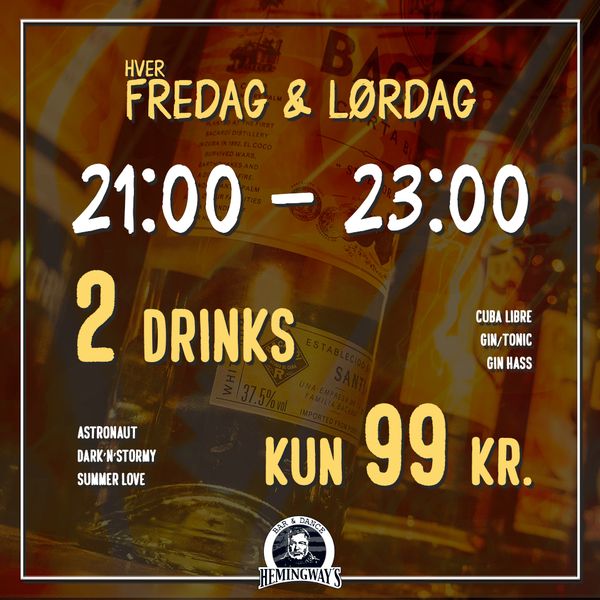 Hemingway's | Nightcrawl.dk | Lidt guf fra det sidste af ferien! 🤩😎🥳

#bartender #øl #b...