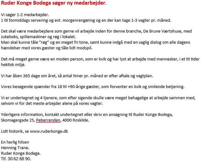 Ruder Konge Bodega | Nightcrawl.dk | 