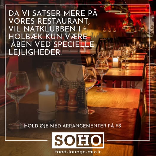 SOHO  | Nightcrawl.dk | Godt nytår🎉🎉, der vil være nogle ændringer i det nye år og...