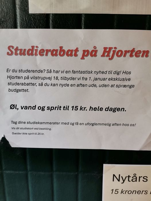 Hjorten | Nightcrawl.dk | 💥 Er du studerende og har du et studiekort så kom forbi 💥
...