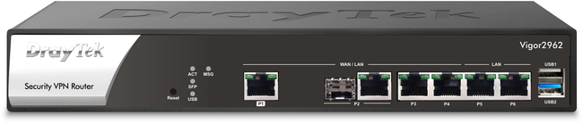 Draytek Vigor 2962 2.5Gb Ethernet Dual-Wan Firewall Router