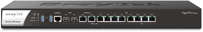 Draytek Vigor 3912 Enterprise Firewall Router with high capacity VPN