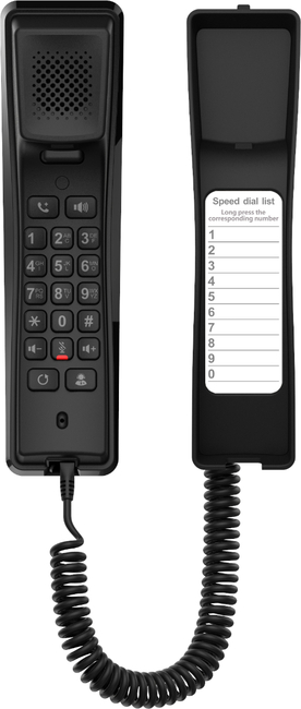 Fanvil H2U V2 IP Hotel Phone in Black