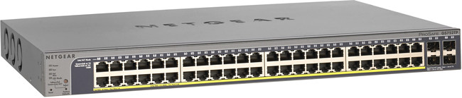 Netgear 48 Port PoE+ Gigabit Smart Managed Switch with 4 SFP Ports (380W)