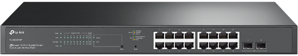JetStream 18-Port Gigabit Smart Switch with 16-Port PoE+