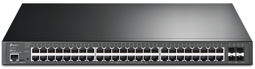 JetStream™ 48-Port Gigabit and 4-Port 10GE SFP+ L2+ Managed Switch with 48-Port PoE+