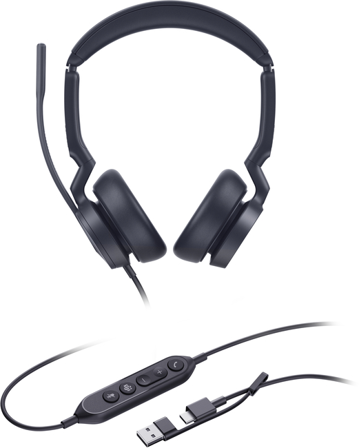 Yealink UH46 Teams Certified Binaural USB-C/A Headset