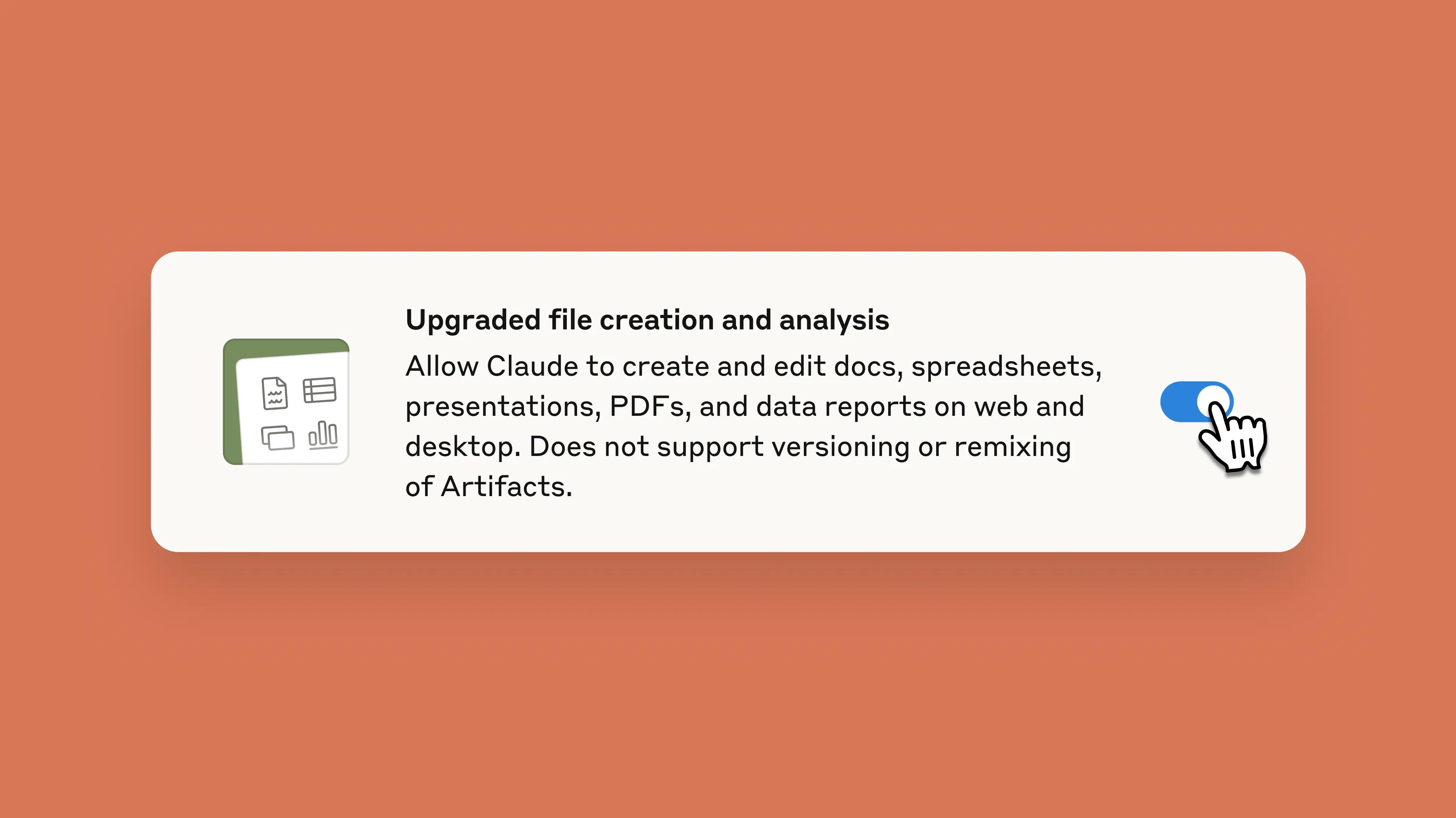 Claude научился работать с таблицами, презентациями и PDF-файлами