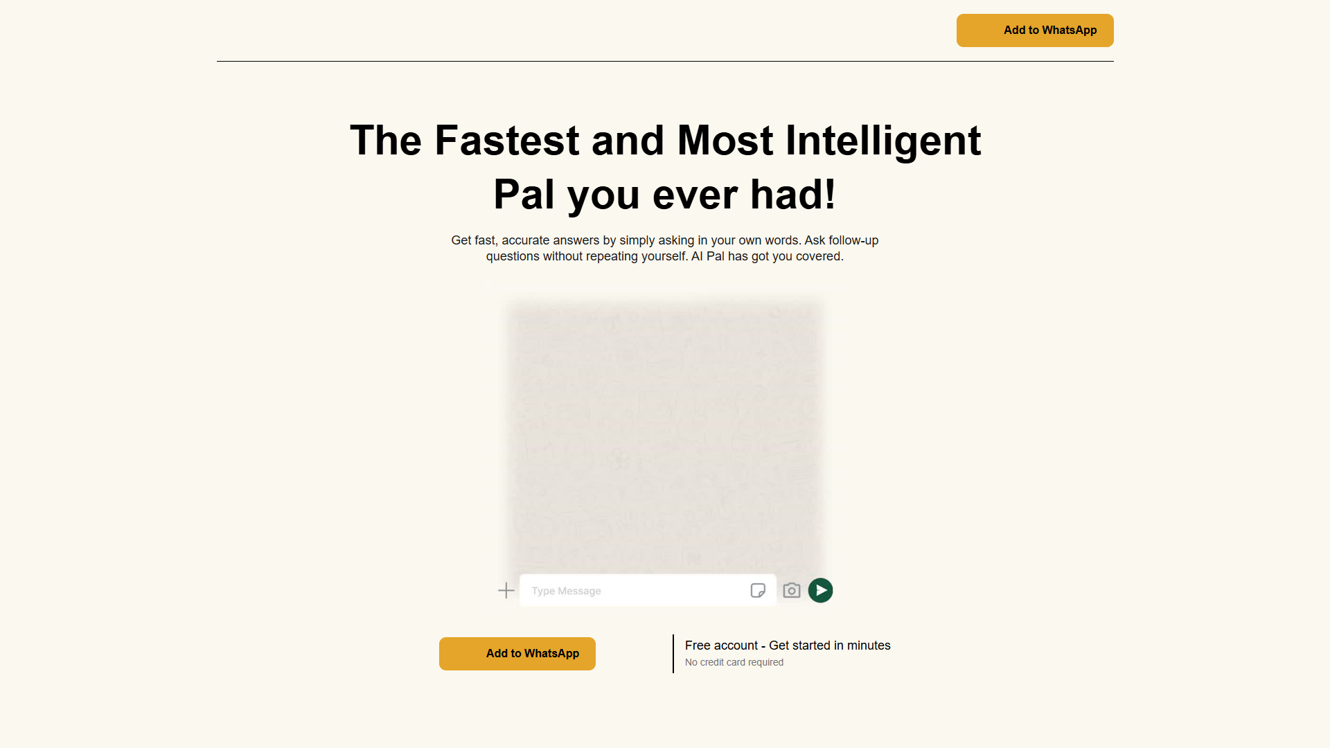 AI Pal for WhatsApp AI Pal for WhatsApp