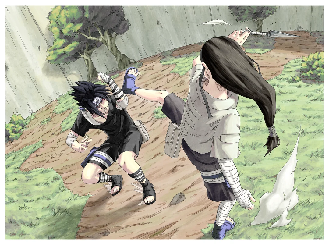 Sasuke vs neji isn't even close