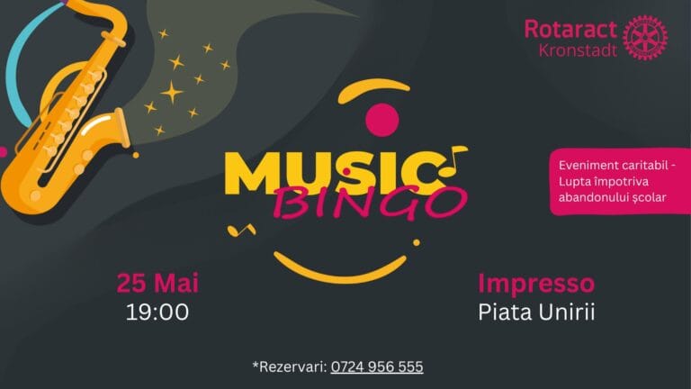Elevii și studenții brașoveni sunt așteptați la BINGO MUSIC