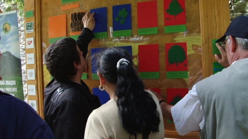 poteca-tematica-pe-aleea-de-sub-tampa-pentru-brasovenii-cu-deficiente-de-vedere